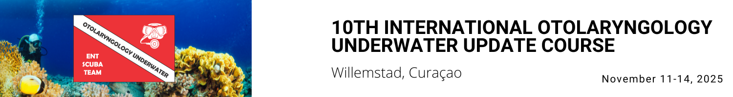 10th International Otolaryngology Underwater Update Course Banner